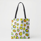 Ontwerp van waterverf van paddestoelen tote bag (Voorkant)