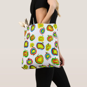 Ontwerp van waterverf van paddestoelen tote bag