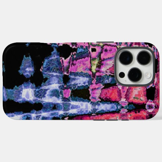 Ontwerp van waterverven Case-Mate iPhone case (Achterkant (horizontaal))