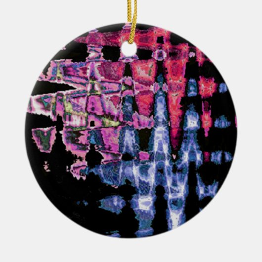 Ontwerp van waterverven keramisch ornament (Voorkant)