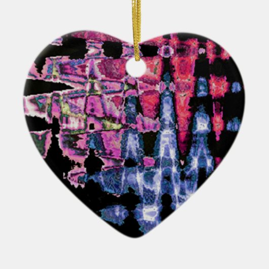 Ontwerp van waterverven keramisch ornament (Voorkant)