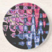 Ontwerp van waterverven zandsteen onderzetter (Voorkant)