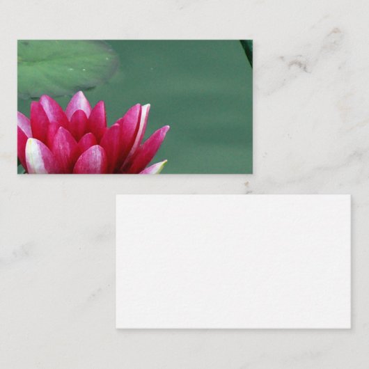 Ontwerp van watervrij Visitekaartje (Voorkant / Achterkant)