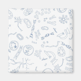 Ontwerp van wetenschappelijke biologie-diagrammen magneet