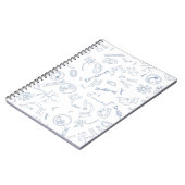 Ontwerp van wetenschappelijke biologie-diagrammen notitieboek (Linkerzijde)