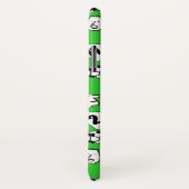 Ontwerp van witte Footballs Shirten. Case-Mate iPhone Case (Achterkant / rechts)