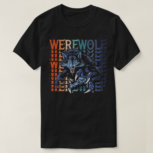 Ontwerp van wolven voor wolvenfilms en wolven t-shirt (Design voorkant)