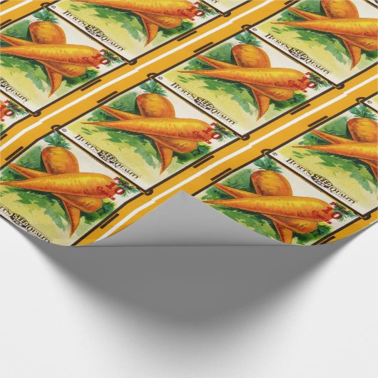  ontwerp van wortelpakket cadeaupapier (Hoek)