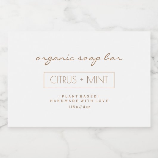 Ontwerp van zeep-productlabel sparkling wijnetiket (Enkel label)