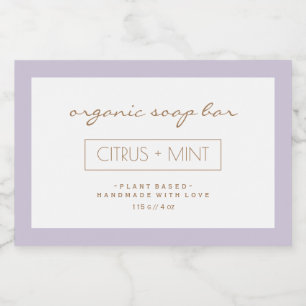 Ontwerp van zeep-productlabel sparkling wijnetiket