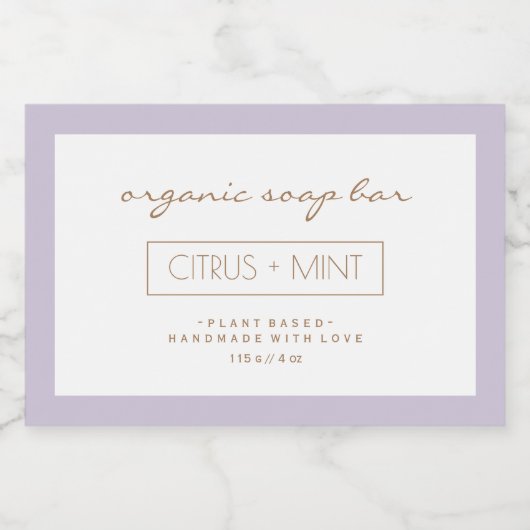 Ontwerp van zeep-productlabel sparkling wijnetiket (Enkel label)