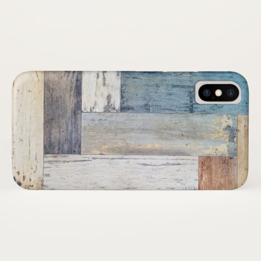 ontwerp van zigzag-rustig houten patroon Case-Mate iPhone case (Achterkant (horizontaal))