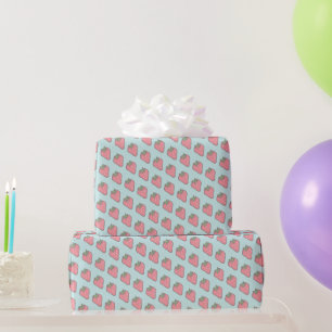Ontwerp van zoete aardbeien cadeaupapier