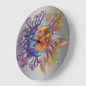 Ontwerp van zon en maan grote klok (Hoek)