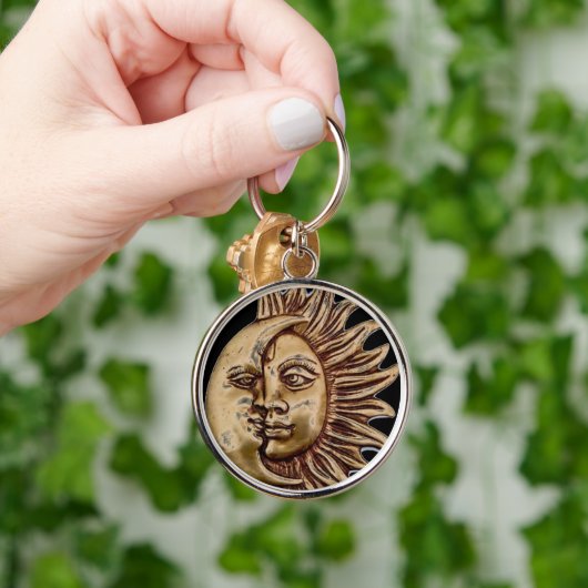 ONTWERP VAN ZON EN MOON CHARM SLEUTELHANGER (Hand)