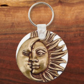 ONTWERP VAN ZON EN MOON CHARM SLEUTELHANGER (Voorkant)
