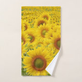 Ontwerp van zonnebloemen bad handdoek (Handdoek)