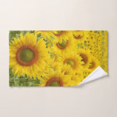 Ontwerp van zonnebloemen bad handdoek (Handdoek)