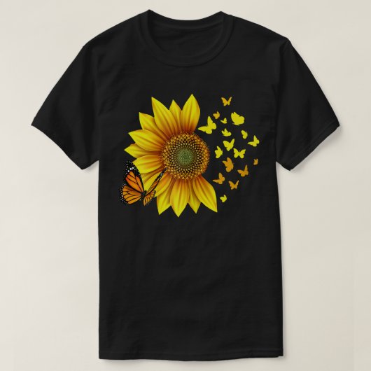 Ontwerp van zonnebloemknoppen t-shirt (Design voorkant)