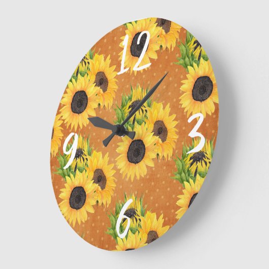 Ontwerp van zonnebloempitten grote klok (Hoek)