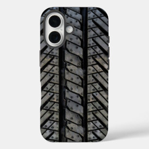 Ontwerp van zwart rubberen draaddraad iPhone 16 hoesje