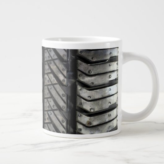 Ontwerp van zwart rubberen draaddraad grote koffiekop (Rechts)