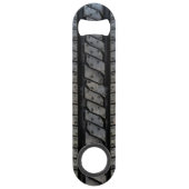 Ontwerp van zwart rubberen draaddraad speed flessenopener (Voorkant)