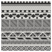 Ontwerp van zwart-wit aztec-patronen stof (Close Up)