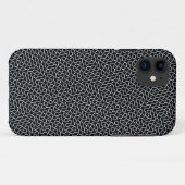 Ontwerp van zwarte en witte lijnen Case-Mate iPhone case (Achterkant (horizontaal))
