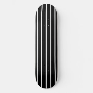 Ontwerp van zwarte en witte strepen persoonlijk skateboard