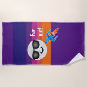 Ontwerp ver uit - keukenhanddoek strandlaken (Voorkant)