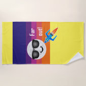 Ontwerp ver uit - keukenhanddoek strandlaken (Voorkant)