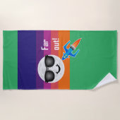 Ontwerp ver uit - keukenhanddoek strandlaken (Voorkant)