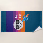 Ontwerp ver uit - keukenhanddoek strandlaken (Voorkant)