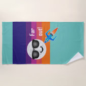 Ontwerp ver uit - keukenhanddoek strandlaken (Voorkant)