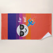 Ontwerp ver uit - keukenhanddoek strandlaken (Voorkant)