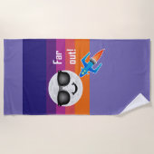 Ontwerp ver uit - keukenhanddoek strandlaken (Voorkant)