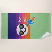 Ontwerp ver uit - keukenhanddoek strandlaken (Voorkant)