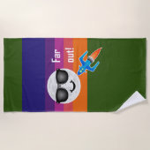 Ontwerp ver uit - keukenhanddoek strandlaken (Voorkant)