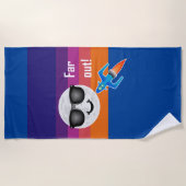 Ontwerp ver uit - keukenhanddoek strandlaken (Voorkant)