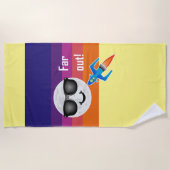 Ontwerp ver uit - keukenhanddoek strandlaken (Voorkant)