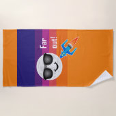 Ontwerp ver uit - keukenhanddoek strandlaken (Voorkant)