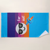 Ontwerp ver uit - keukenhanddoek strandlaken (Voorkant)