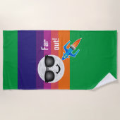 Ontwerp ver uit - keukenhanddoek strandlaken (Voorkant)