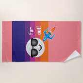 Ontwerp ver uit - keukenhanddoek strandlaken (Voorkant)