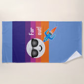 Ontwerp ver uit - keukenhanddoek strandlaken (Voorkant)