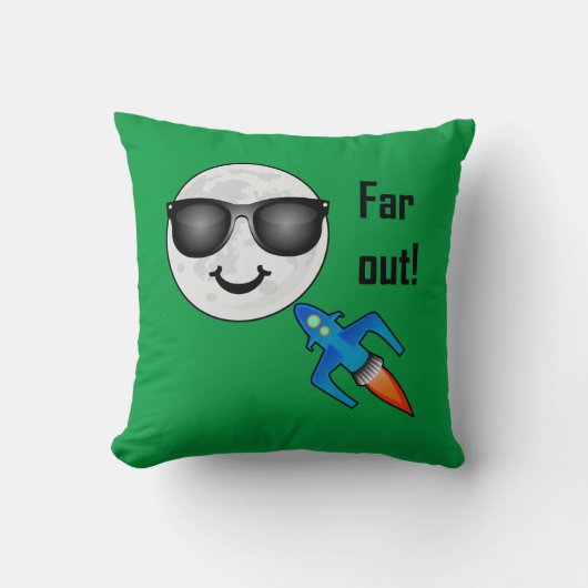 Ontwerp ver uit - Sierkussen 16 x 16 inch (Voorkant)