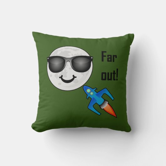 Ontwerp ver uit - Sierkussen 16 x 16 inch (Voorkant)