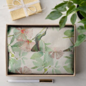 Ontwerp vijf Humming Birds reeks Tissuepapier (Geschenk)