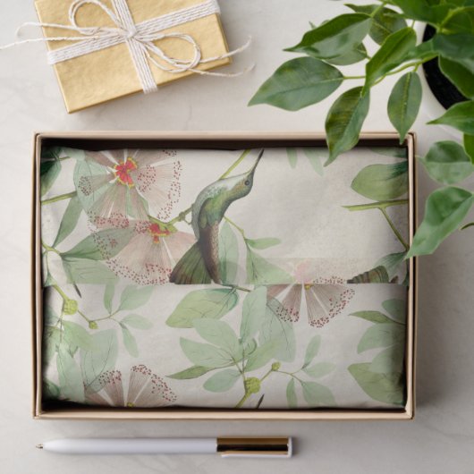 Ontwerp vijf Humming Birds reeks Tissuepapier (Geschenk)